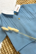 Le Mignon - Trousseau De Naissance - Bleu Denim - À Personnaliser