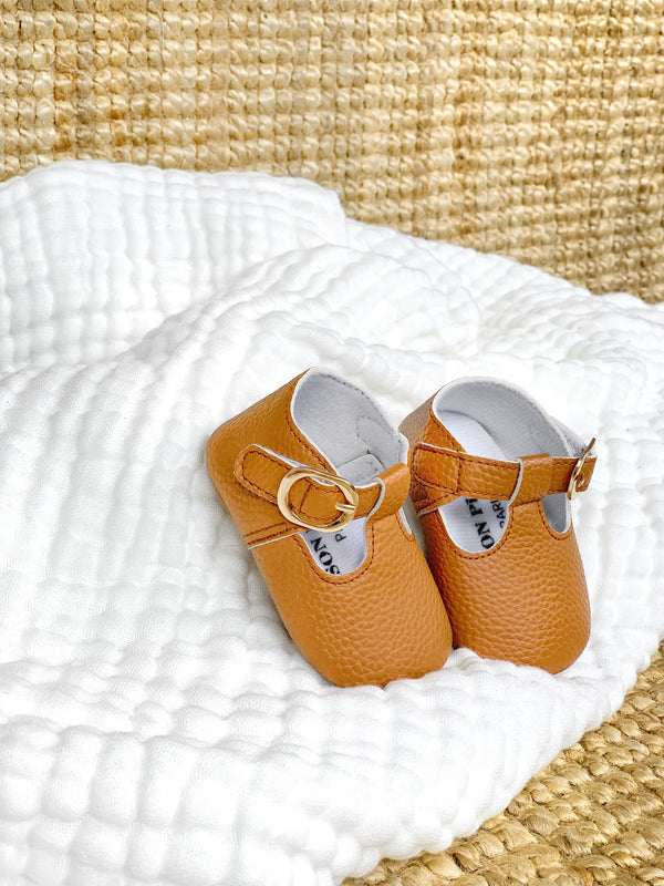 Les Salomés En Cuir Grainé - Camel