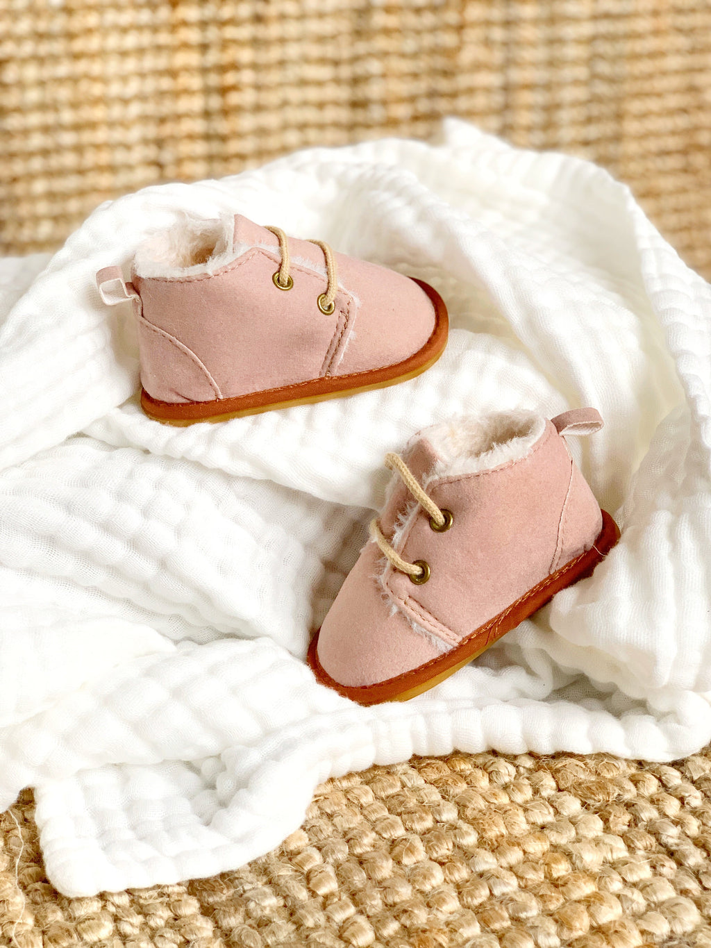 Les Boots Fourrées - Coloris Vieux Rose