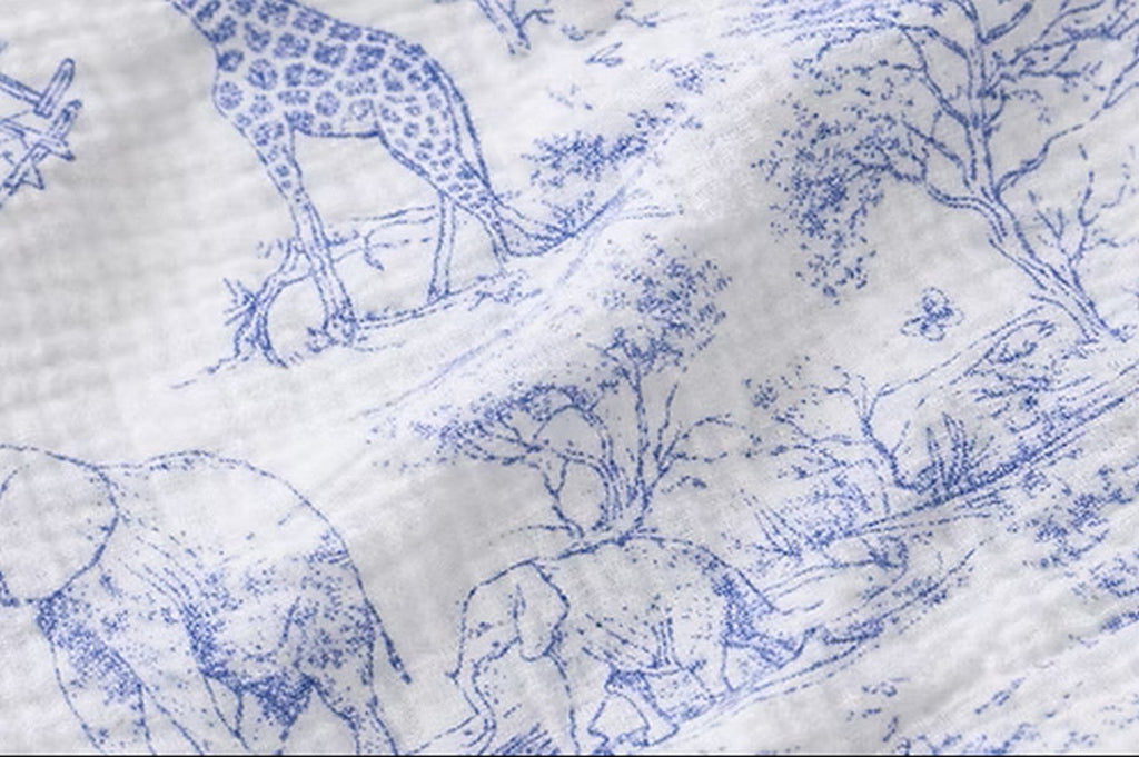 Le Voyageur - Tapis À Langer Bleu Nuage