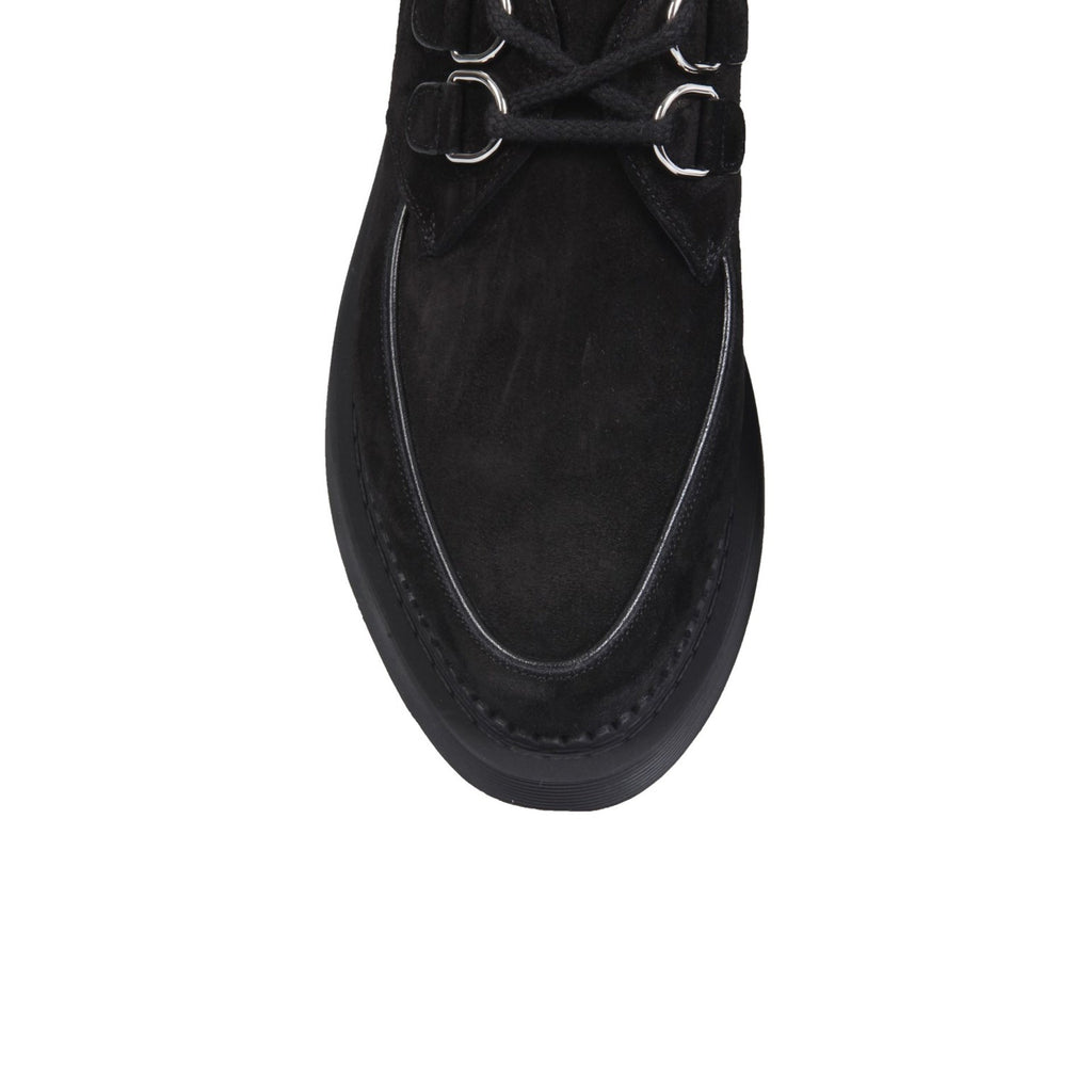 Derbies Saint Laurent Teddy Suede - Black - Femme