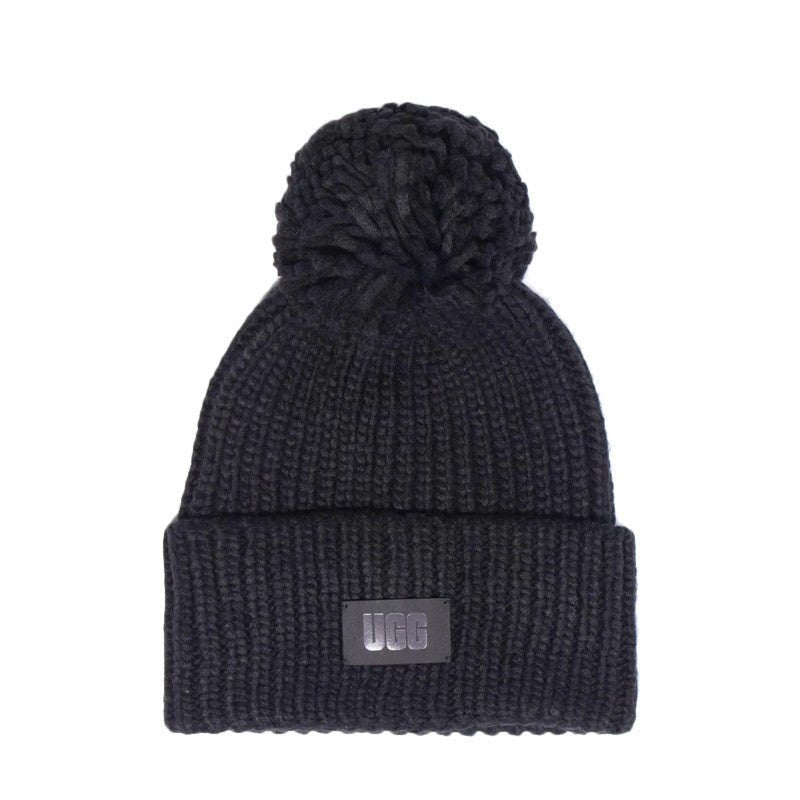 Echarpe Chunky Rib Beannie Knit Pom - Noir - Mixte - UGG - The Bradery