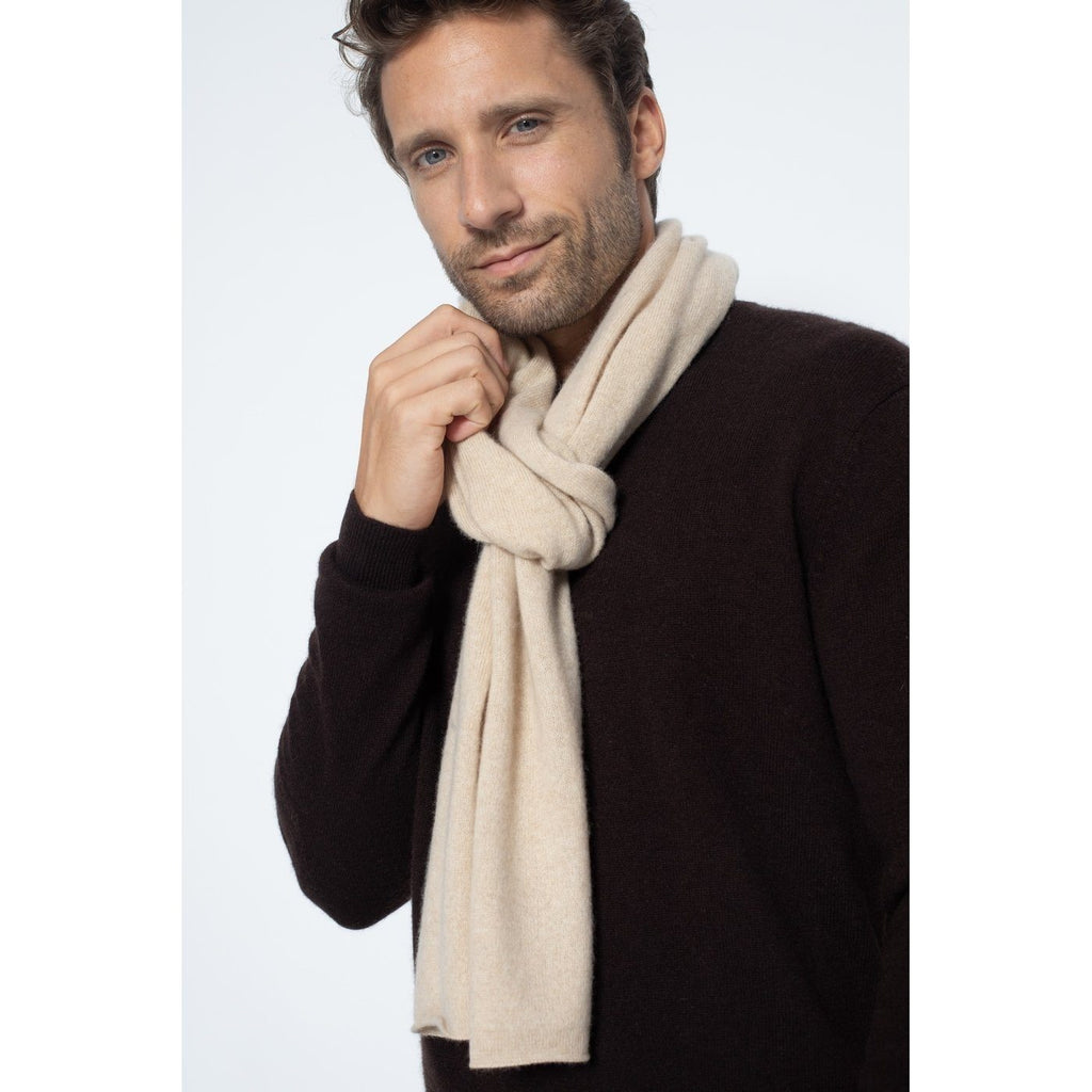 Echarpe Kelly Beige, 100% Cachemire, 2 Fils, Jersey - Accessoires Accessoires Perfect Cashmere