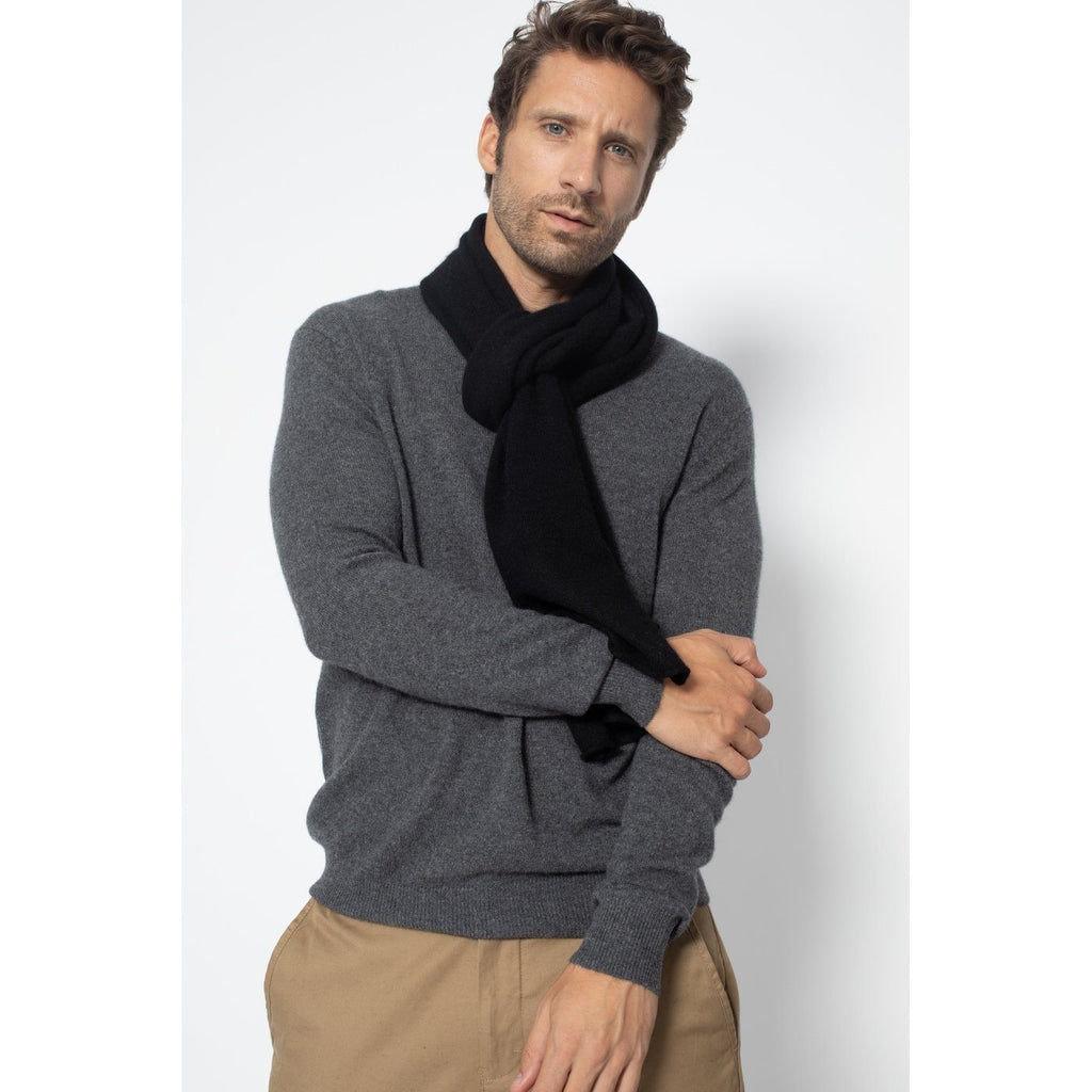 Echarpe Kelly Noir, 100% Cachemire, 2 Fils, Jersey - Accessoires Accessoires Perfect Cashmere