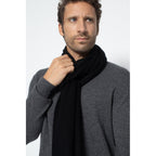 Echarpe Kelly Noir, 100% Cachemire, 2 Fils, Jersey - Accessoires Accessoires Perfect Cashmere