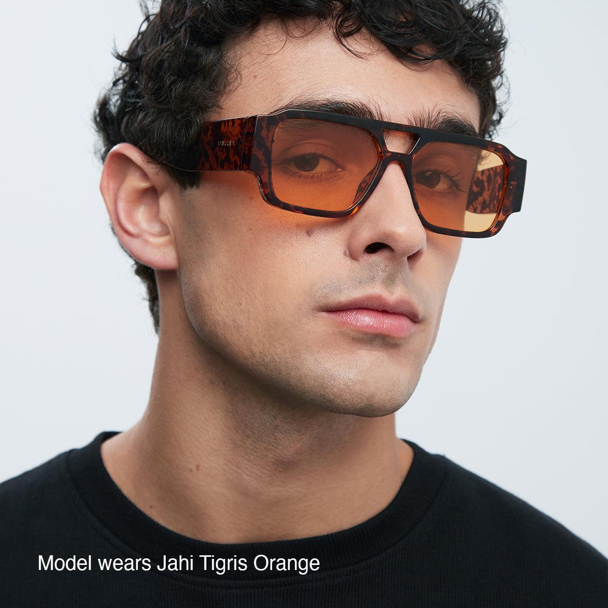 Lunettes De Soleil Jahi - Noir Jaune
