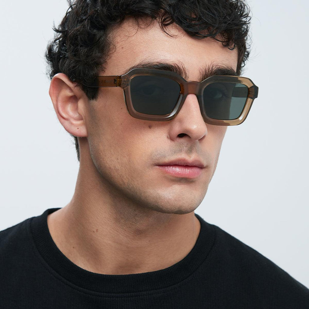 Lunettes De Soleil Nayah Greige - Olive