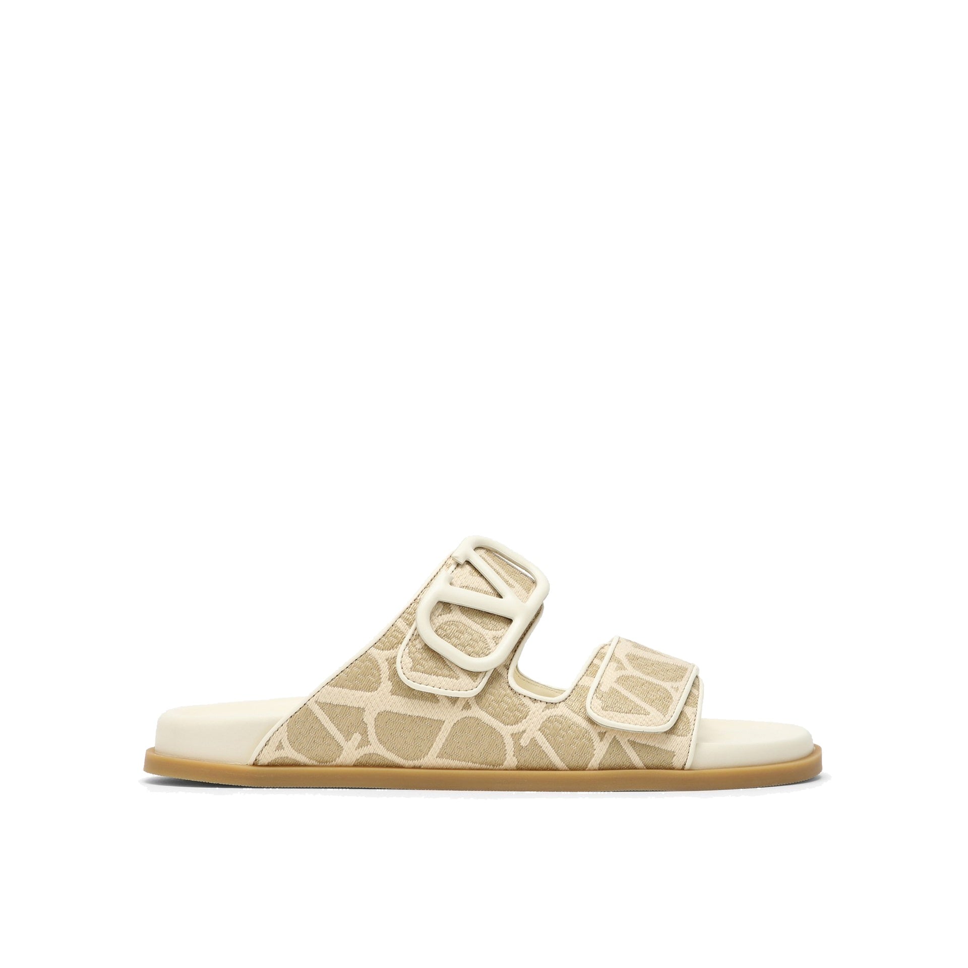 Sandales Valentino Garavani Toile Iconographe - Ivory - Femme