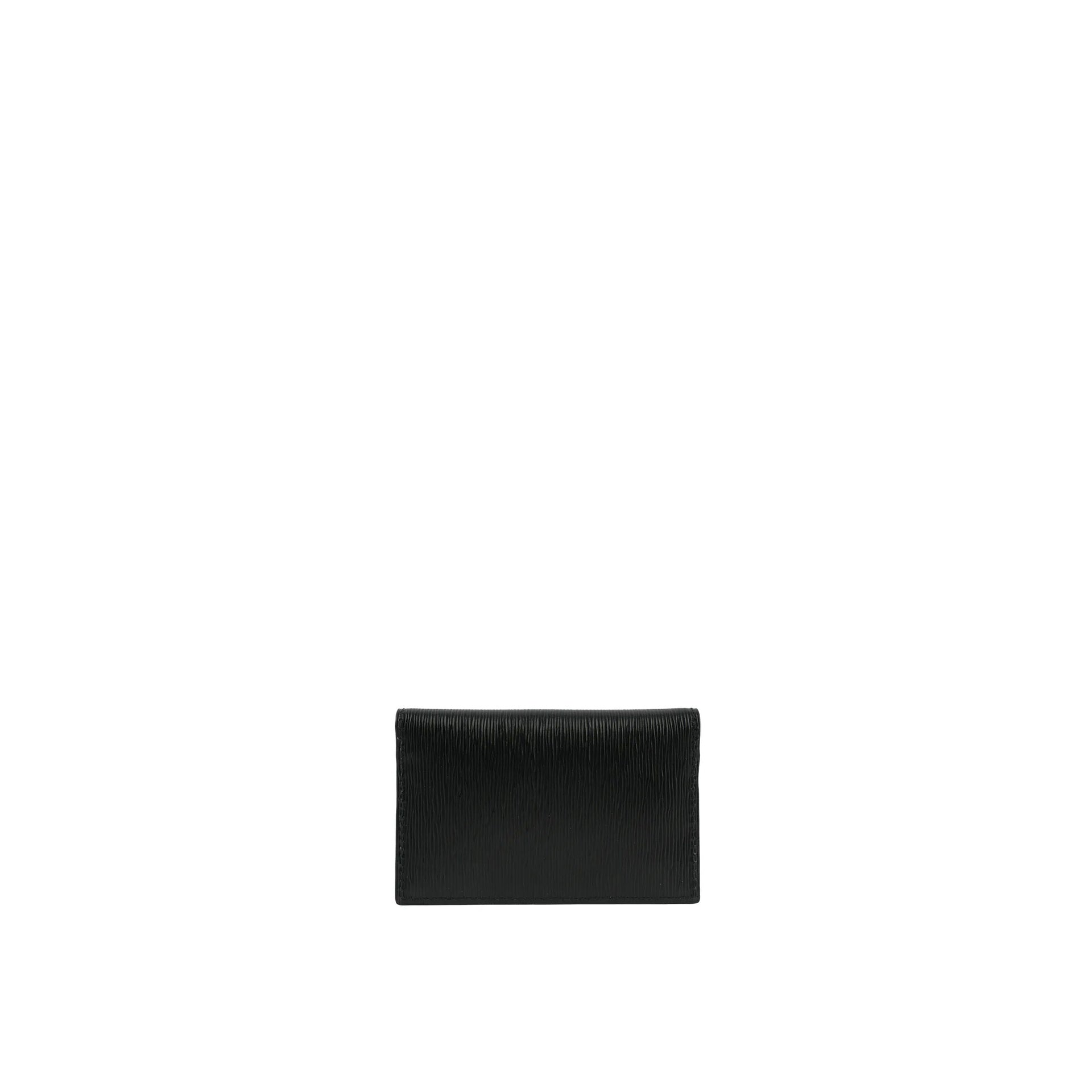 Prada - Leather Card Holder - Black