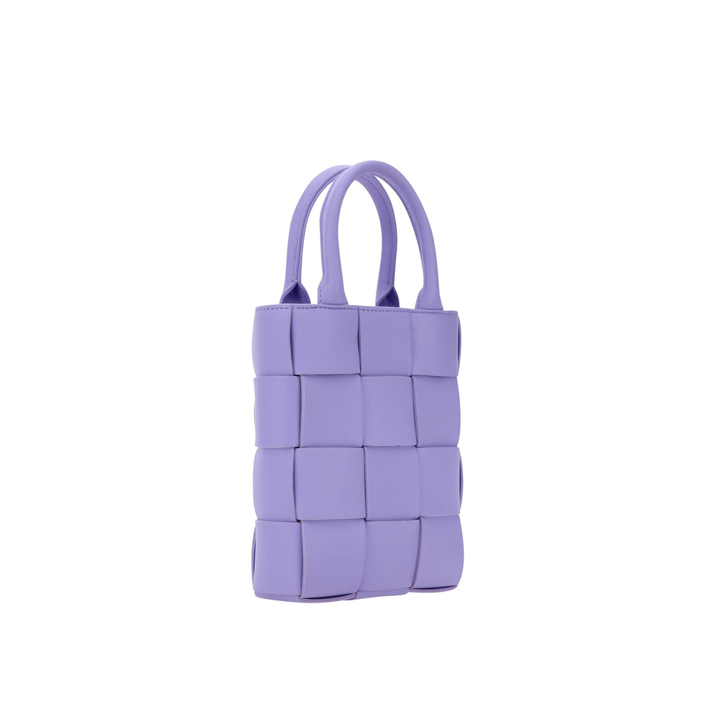 Bottega Veneta Cassette Mini Handbag - Lilac - Femme