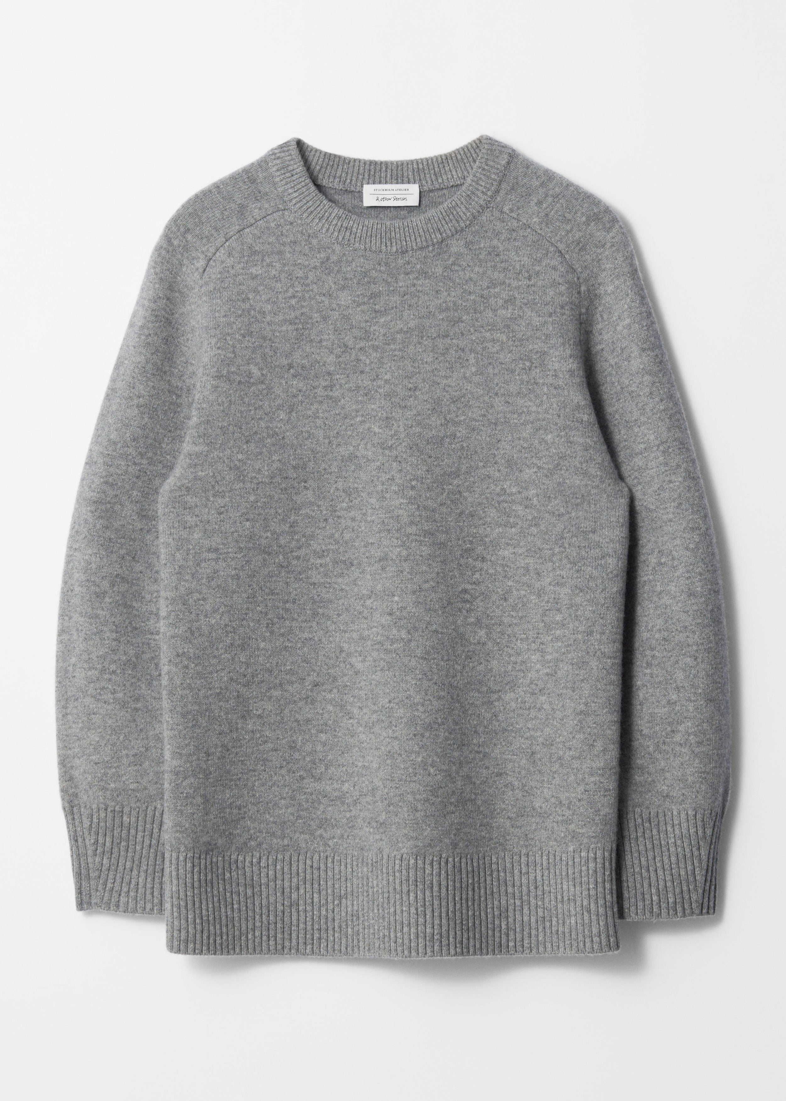 Pull St Gretchen En Laine Double Face - Gris