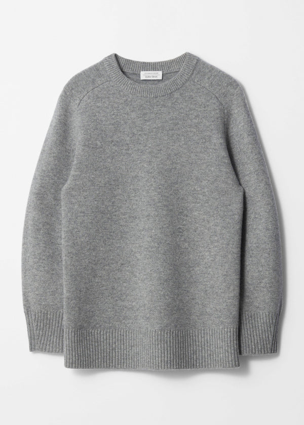 Pull St Gretchen En Laine Double Face - Gris