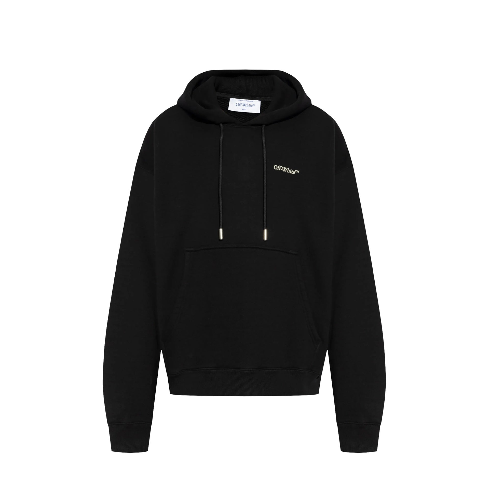 Sweatshirt Off-White Logo Hooded - Black - Homme
