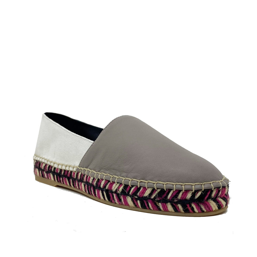 Espadrilles Off-White Leather - Beige - Femme