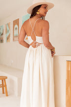 EFFY Écrue - Robe Longue