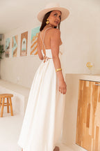 EFFY Écrue - Robe Longue