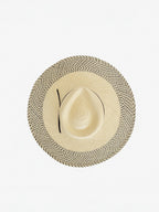 Chapeau Paille Elio - Natural Black