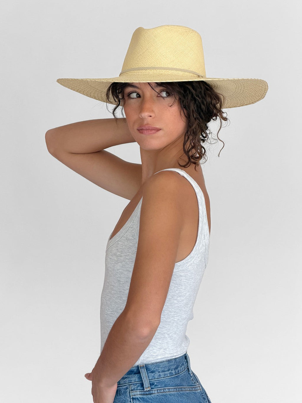 Chapeau Paille Elio - Natural Sage