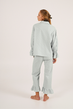 Pantalon Elise Verde - Vert Et Blanc