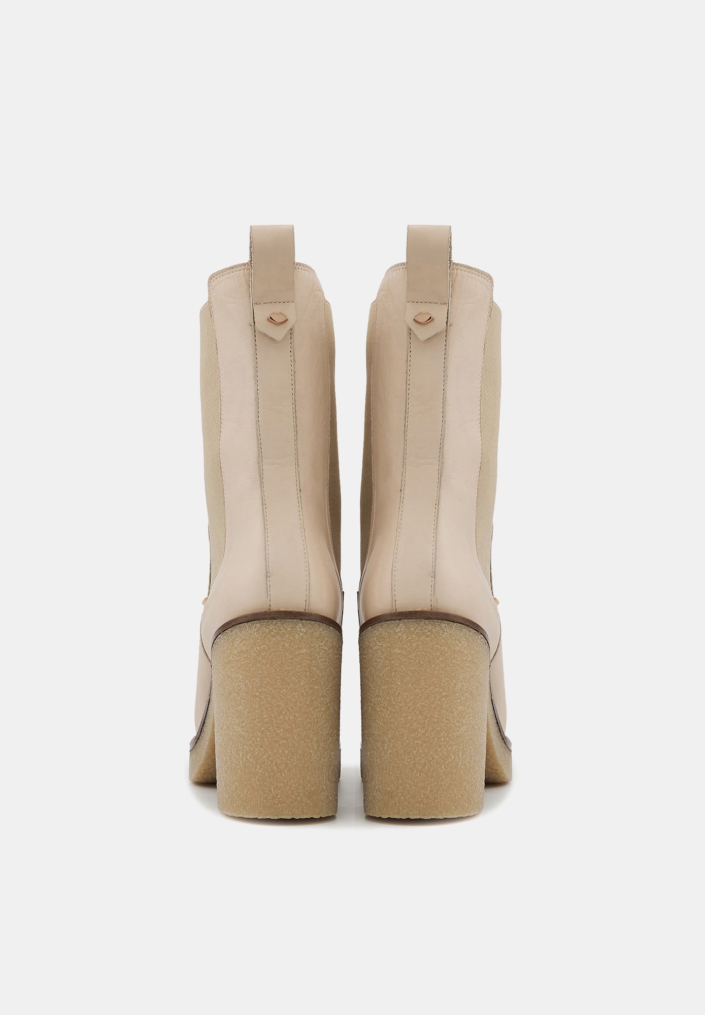 Elle - Cuir Beige - Bons Baisers - The Bradery