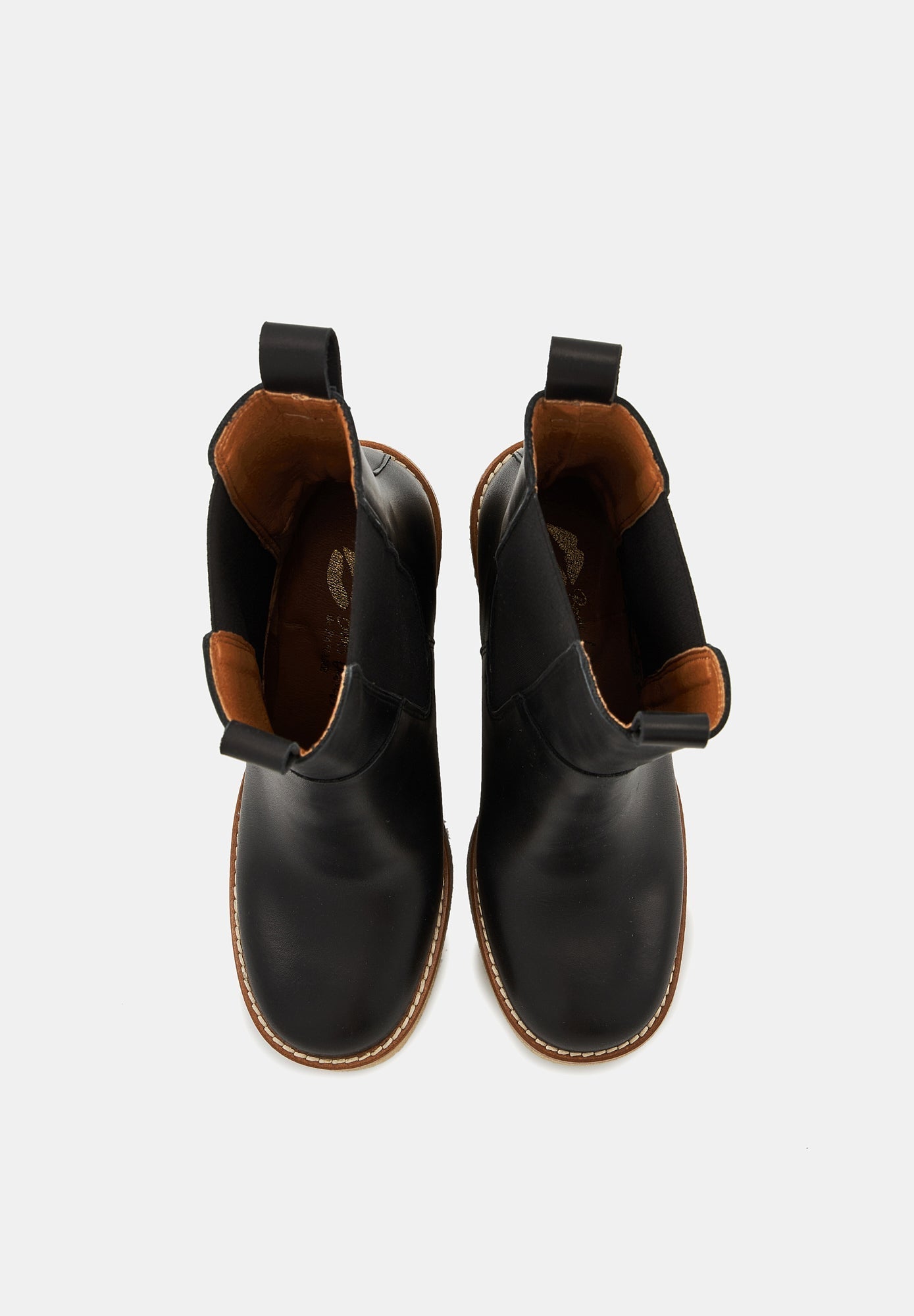 Elle - Cuir Noir - Bons Baisers - The Bradery