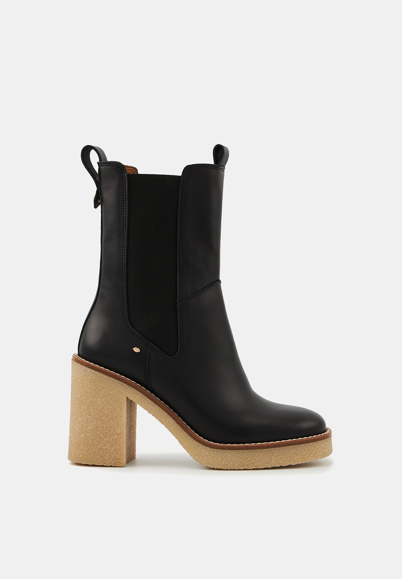 Elle - Cuir Noir - Bons Baisers - The Bradery
