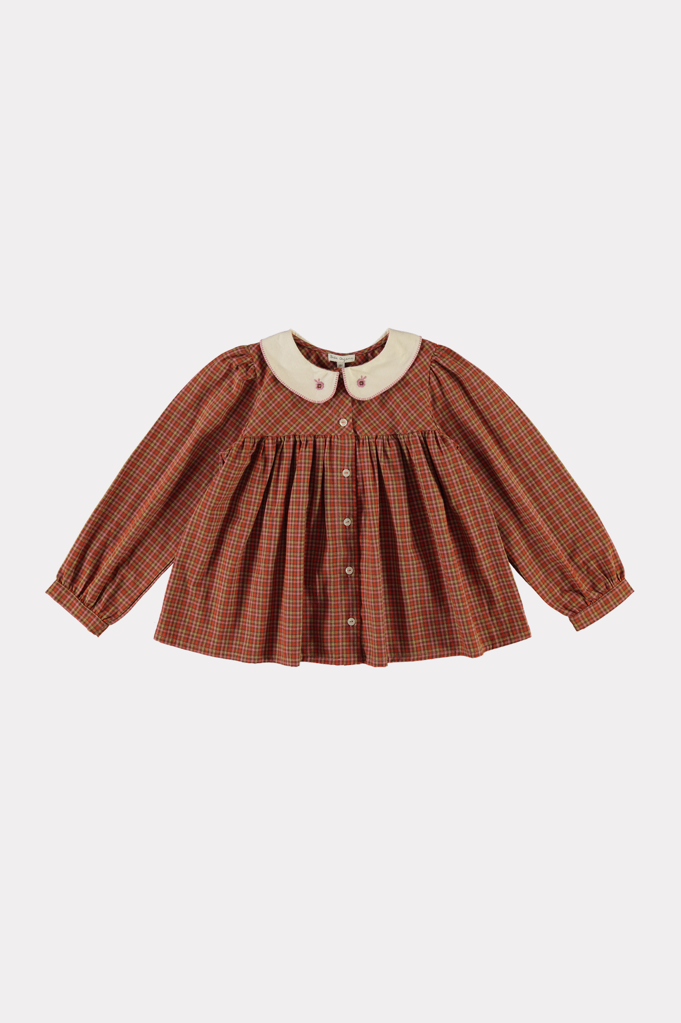 Blouse Eloise À Carreaux Multiples - Enfant