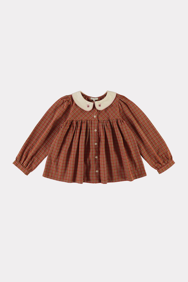 Blouse Eloise À Carreaux Multiples - Enfant