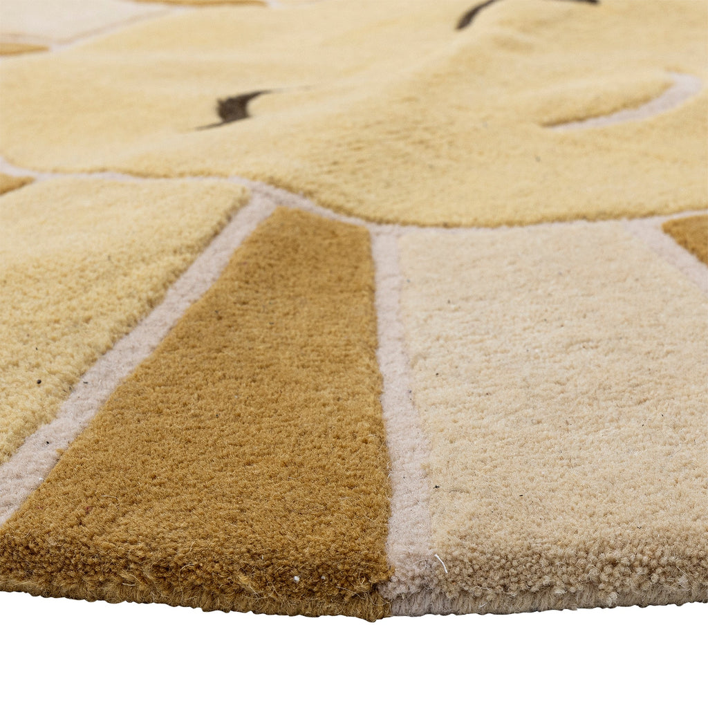 Sun - Tapis - Jaune - Laine