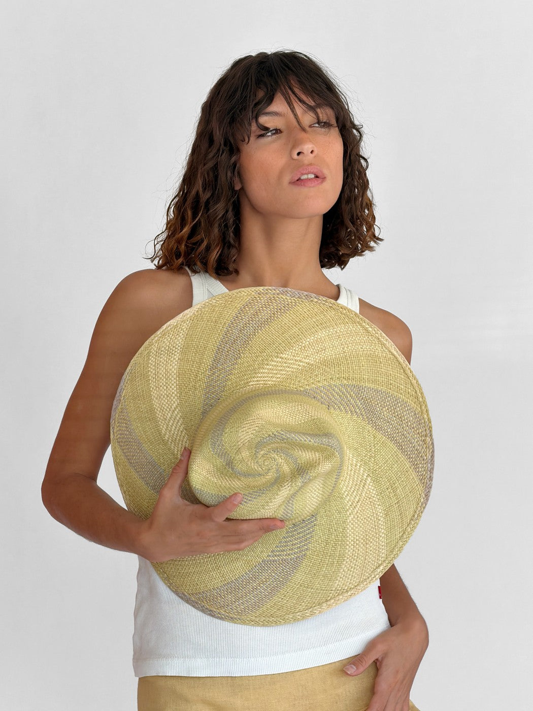 Chapeau Paille Ema - Sage Natural