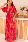 EMNA Fuchsia - Robe Longue