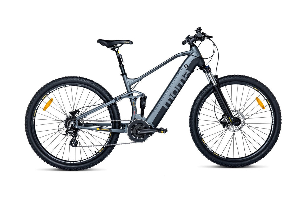 Vélo Électrique Emtb 27.5" Pro Full Susp. L-Xl Central Motor - Gris