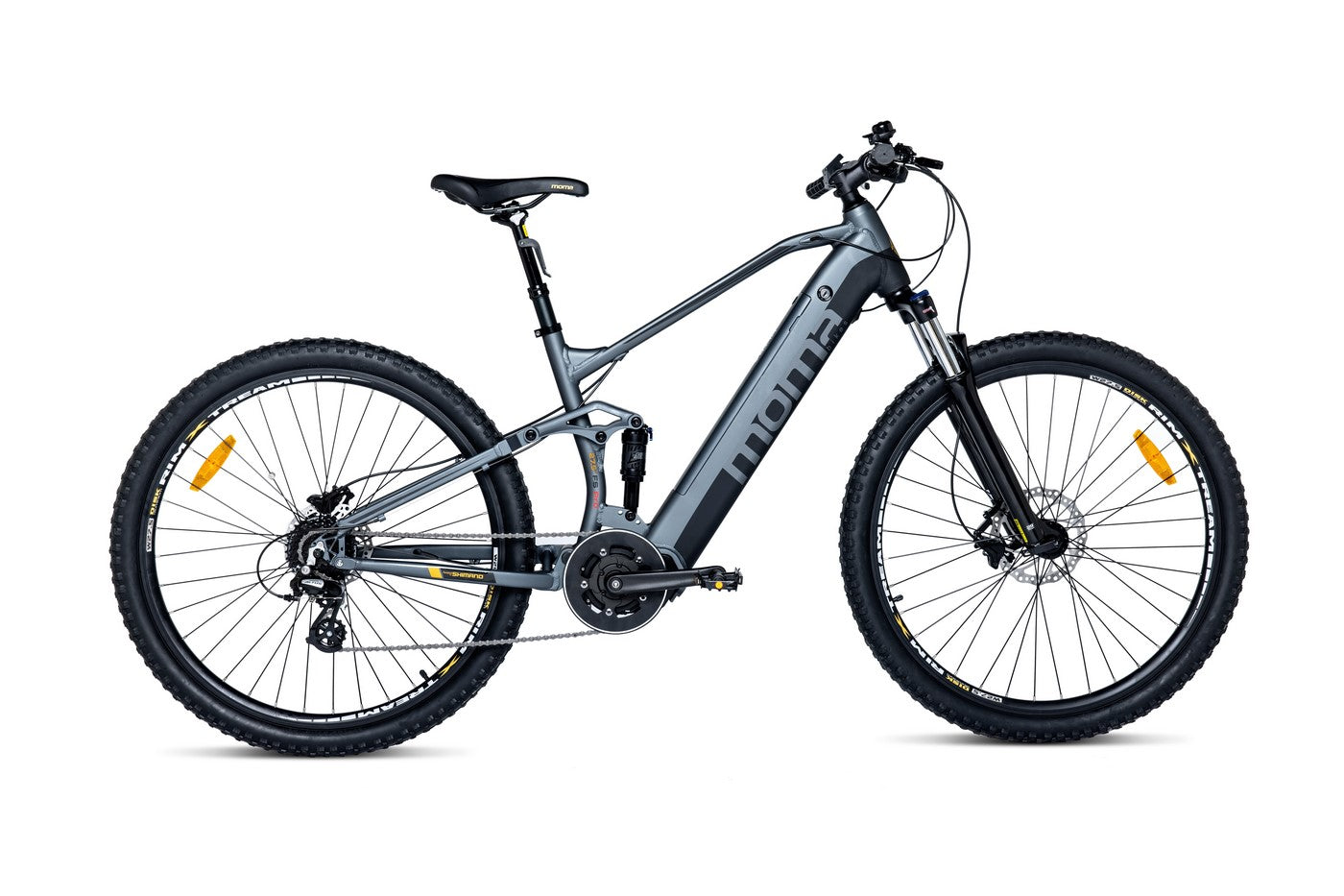 Vélo Électrique Emtb 27.5" Pro Full Susp. L-Xl Central Motor - Gris