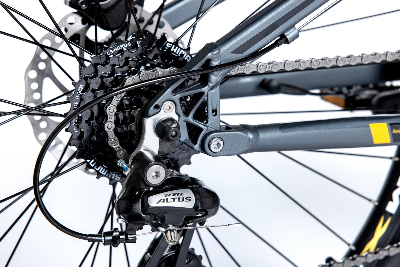Vélo Électrique Emtb 27.5" Pro Full Susp. M-L Central Motor - Gris