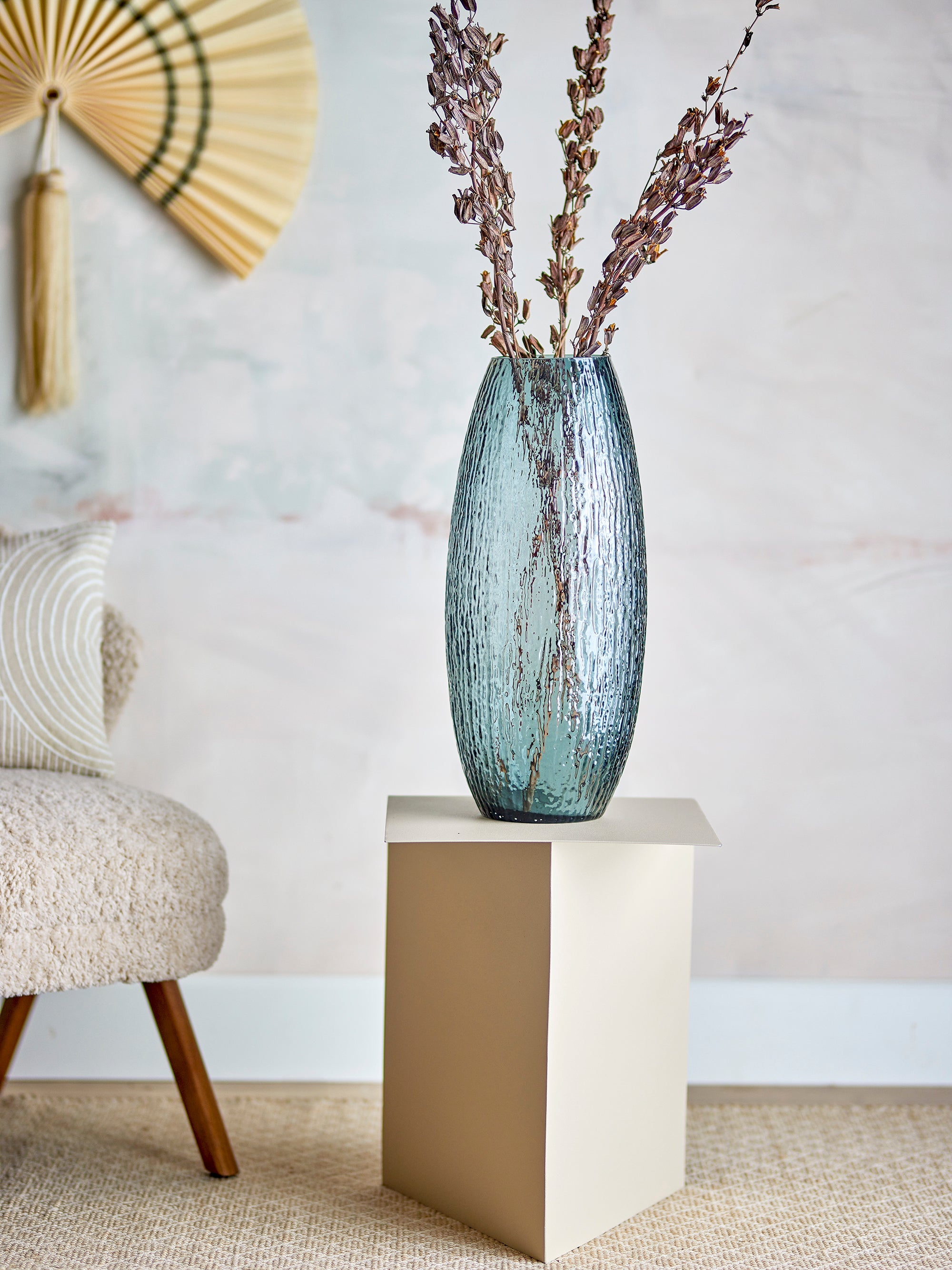 Brock - Vase - Gris - Verre