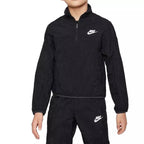 Ensemble De Survêtement 1/4 Zip Woven - Noir