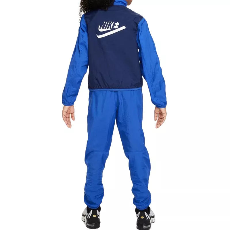 Ensemble De Survêtement 1/4 Zip Woven - Bleu