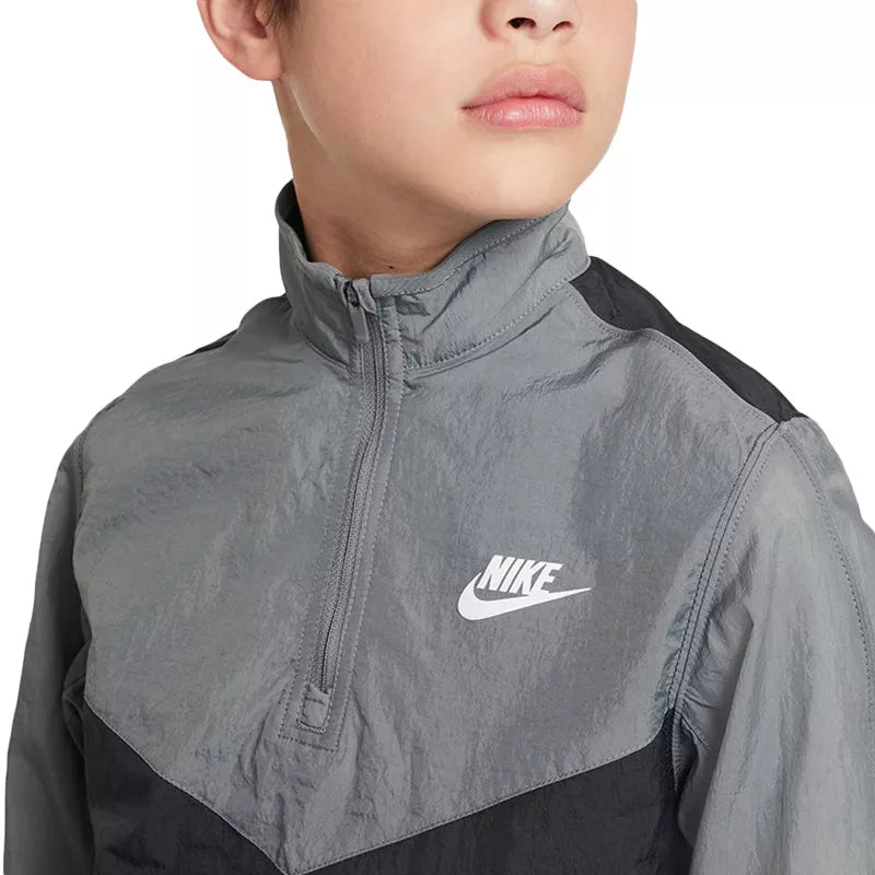 Ensemble De Survêtement Nike 1/4 Zip Woven Junior - Bleu Marine - Enfant
