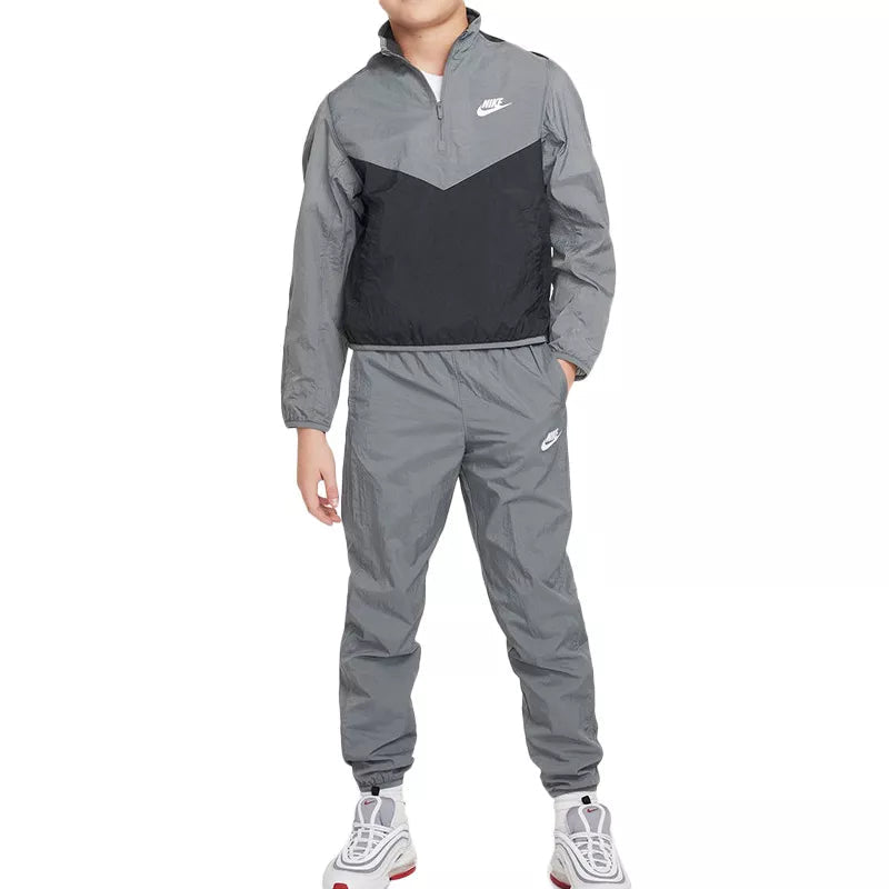 Ensemble De Survêtement Nike 1/4 Zip Woven Junior - Bleu Marine - Enfant