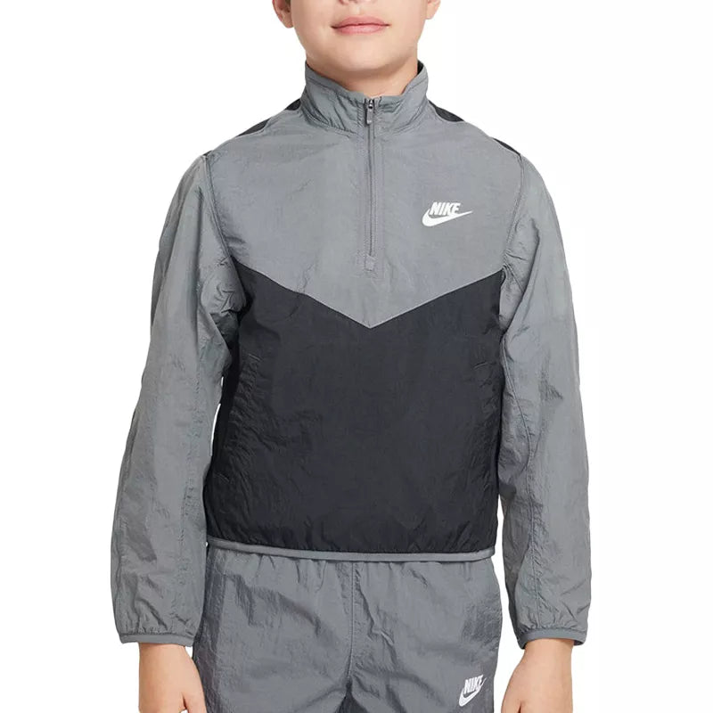 Ensemble De Survêtement Nike 1/4 Zip Woven Junior - Bleu Marine - Enfant