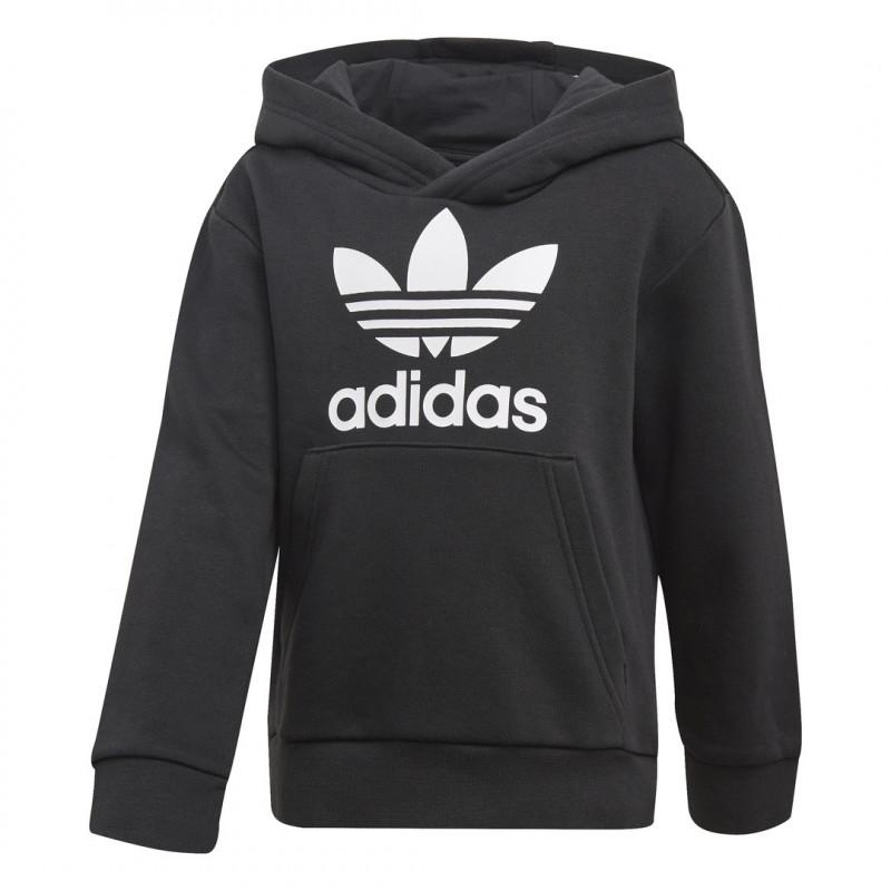 Ensembles De Survetement Adidas Originals Trefoil Hoodie - Noir - Enfant - Adidas2 - The Bradery