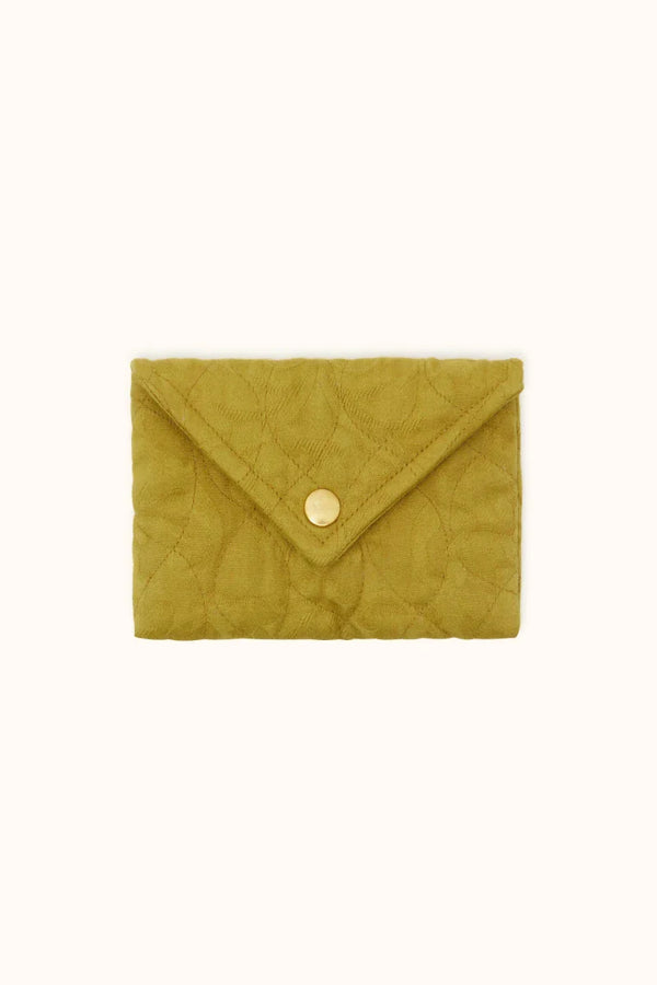 Enveloppe Ravi "Damassé" - Golden Lime