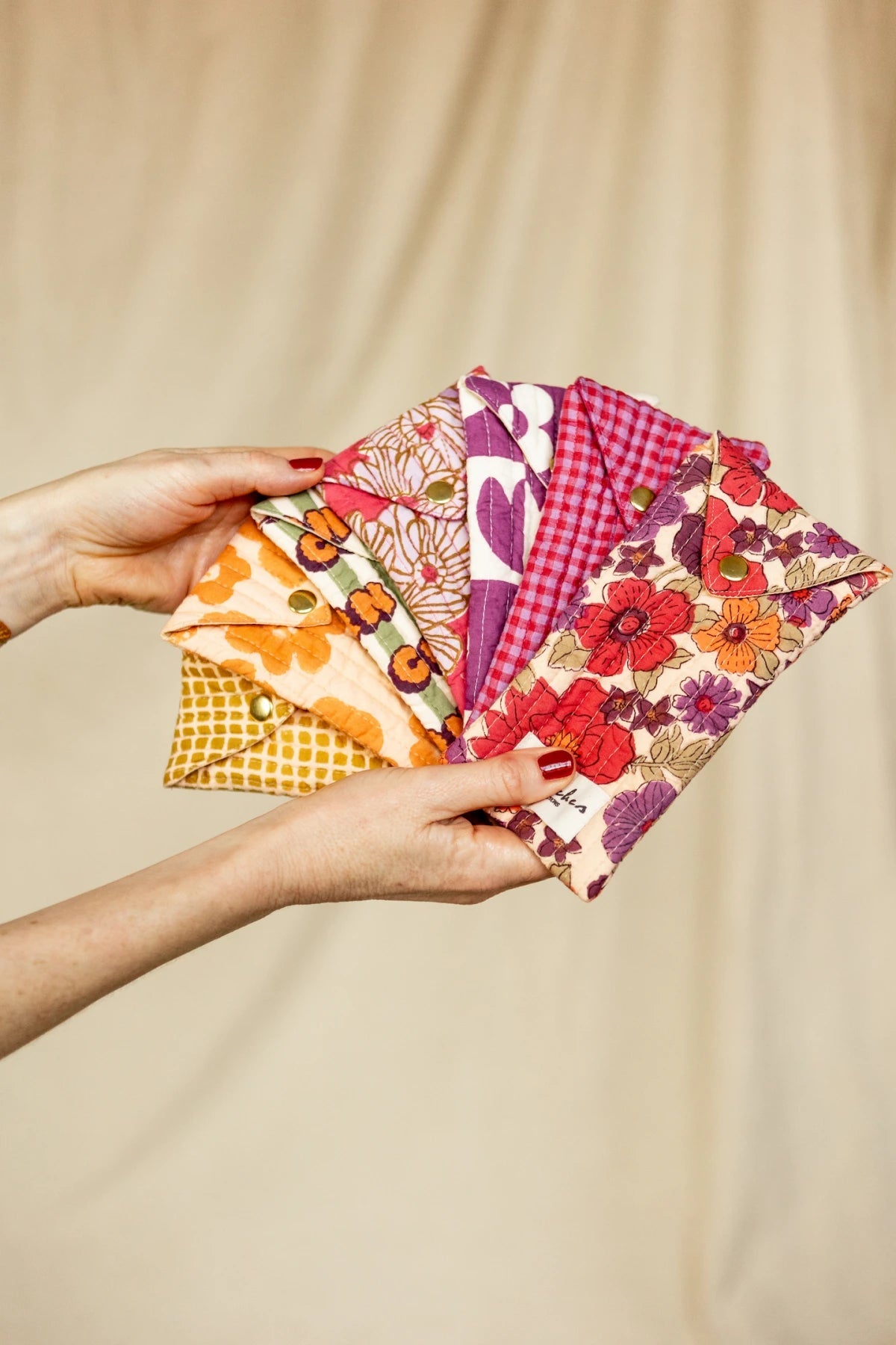 Enveloppe Sunny "Pop Corn" - Olive