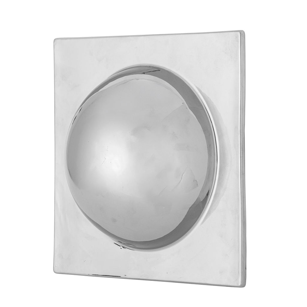Cesta - Décoration Murale - Argenté - Grès