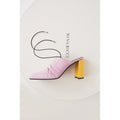 Escarpins Agneau - Lilas Pale / Jaune