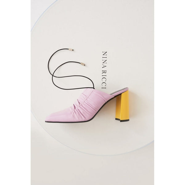 Escarpins Agneau - Lilas Pale / Jaune