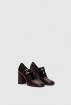 Escarpins Aparis Python - Bordeaux - Claudie Pierlot - The Bradery