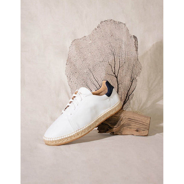 Espadrille Basket Byron Bay - Blanc Marine - Homme ESPADRILLE BASKET Escadrille