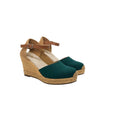 Espadrille Mi-Talon 6 Centimètres Plateforme De 2 Centimètres Dolce Vita Bride - Vert Foncé - Femme ESPADRILLE MI-TALON 6 centimètres plateforme de 2 centimètres Escadrille