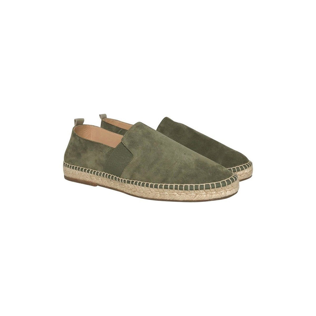 Espadrille Plate Big Sur - Daim Kaki - Homme ESPADRILLE PLATE Escadrille